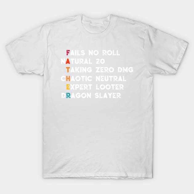 Roleplaying RPG Father Gift Valentine's Day Humor T-Shirt by TellingTales
